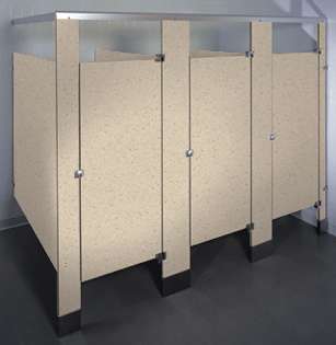 Neutral Glace Phenolic Bathroom Stalls