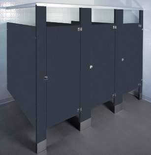 Graphite Grafix Bathroom Stalls
